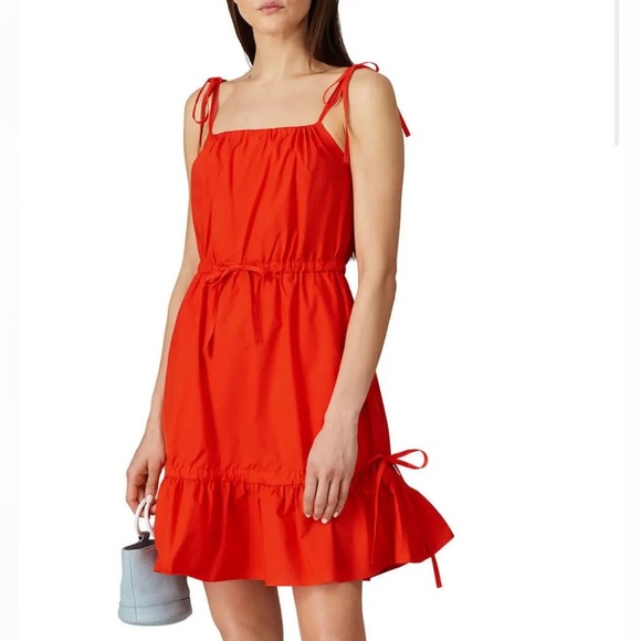 Chinti & Parker Dresses & Skirts - Chianti & Parker orange mini sun dress